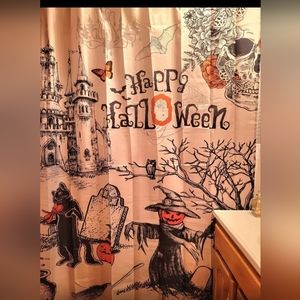 New 70" Halloween retro vintage style shower curtain